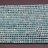 Peruvian Amazonite Gemstone FACETED Rondelle Spacer Beads - 2.8mm, 3mm, 4mm, 6mm Sizes - 15'' Strand