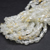 High Quality Grade A Natural Mixed Topaz Semi-Precious Gemstone Tumblestone Nugget Pebble Beads - 5mm - 8mm - 15'' strand