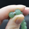 Large Hole (2.5mm) Beads -  Green Aventurine Semi-Precious Gemstone Round Beads - 8mm - 15'' strand