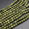 Large Hole (2.5mm) Beads -  Natural Green Jade Semi-Precious Gemstone Round Beads - 8mm - 15'' strand Large Hole (2.5mm) Beads -  Natural Green Jade Semi-Precious Gemstone Round Beads - 8mm - 15'' strand