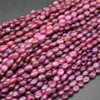 Natural Ruby Semi-precious Gemstone Pebble Tumbledstone Nugget Beads - 5mm - 8mm - 16'' Strand