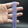 Cubic Zirconia FACETED Round Beads - Lavender Purple - 2mm, 3mm Sizes - 15'' Strand