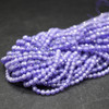 Cubic Zirconia FACETED Round Beads - Purple - 3mm, 4mm Sizes - 15'' Strand