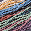 Coloured Lava Stone (Dyed) Round Beads - 8mm - 15'' Strand