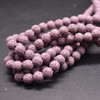 Coloured Lava Stone (Dyed) Round Beads - 8mm - 15'' Strand