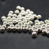 925 Sterling Silver Findings - Sterling Silver Anti Tarnish Seamless Smooth Round Beads - 3mm (50 beads)
