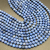 Dumortierite Round Beads, Grade AA, 6mm, 8mm, 15'', for Jewellery Making