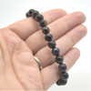 Blue Pietersite Round Bead Sample Strand/Bracelet  7mm to 8mm, 7 Inches