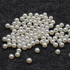 Saltwater Japanese Akoya Full-Drilled Round White Pearl Beads 1 Pair (2pcs) for Earrings or Ring, 5 Size Options