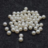 Saltwater Japanese Akoya Full-Drilled Round White Pearl Beads 1 Pair (2pcs) for Earrings or Ring, 5 Size Options