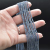 Sapphire FACETED Round Beads - 2mm - 15'' Strand, for Jewellery Making, DIY