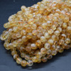 Citrine Round Beads - Cloudy - 8.5mm - 9mm - 15'' Strand, for Jewellery Making, DIY