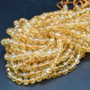Citrine Round Beads - A+ - 4mm, 6mm, 8mm, 15'' Strand, for Jewellery Making, DIY