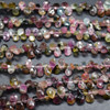Multi-Colour Tourmaline FACETED Teardrop Beads - 5mmx4mm , 10 Pcs, for Jewellery Making