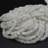 Rainbow Moonstone Irregular SMOOTH Spacer Beads with Black Spots - 3 Sizes - 15'' Strand, for Jewellery Making