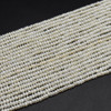 Freshwater Pearl Beads - Potato Round Pearls - White - 2-3mm - 14'' strand, for Jewellery Making