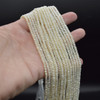 Freshwater Pearl Beads - Potato Round Pearls - White - 2-3mm - 14'' strand, for Jewellery Making