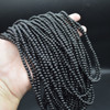 Natural Karungali Black Ebony Round Wood Beads - 108 beads - Mala Prayer Beads - 3mm, 4mm, 6mm, 8mm, 10mm Sizes