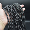 Natural Karungali Black Ebony Round Wood Beads - 108 beads - Mala Prayer Beads - 3mm, 4mm, 6mm, 8mm, 10mm Sizes