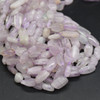 Kunzite Nugget Beads - 8mm - 15mm, 15'' Strand, for Jewellery Making