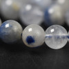 Dumortierite in Quartz Round Bead Sample Strand / Bracelet - 6mm, 8mm Sizes - 7.5 inches Dumortierite in Quartz Round Bead Sample Strand / Bracelet - 6mm, 8mm Sizes - 7.5 inches