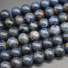 Blue Pietersite Gemstone Round Beads - 8mm - 15'' Strand, for Jewellery Making - Grade AA