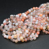 Red Botswana Agate Gemstone Round Beads - 4mm, 6mm, 8mm, 10mm Sizes - 15'' Strand, for Jewellery Making