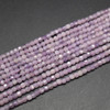 Lepidolite FACETED Gemstone Cube Beads - 2mm - 2.5mm - 15'' Strand, for Jewellery Making