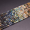 Rainbow Chrysocolla & Lapis Lazuli Gemstone FACETED Round Beads - 4mm - 15'' Strand, for Jewellery Making, DIY