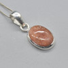 Sunstone Oval, Teardrop Pendant in 925 Silver , 1 Piece,  1.3cm-2cm,  No Chain
