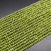 Peridot Irregular FACETED Rondelle Beads, 4-5mm x 2-3mm, 14.5'' Strand - Gemstone Beads for Jewellery Making Peridot Irregular FACETED Rondelle Beads, 4-5mm x 2-3mm, 14.5'' Strand - Gemstone Beads for Jewellery Making