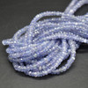 Tanzanite Irregular Faceted Rondelle Beads, 3-4mm x 1.8-3mm, 20'' Strand - Gemstone Beads for Jewellery Tanzanite Irregular Faceted Rondelle Beads, 3-4mm x 1.8-3mm, 20'' Strand - Gemstone Beads for Jewellery