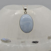 Owyhee Blue Opal Pendant In 925 Silver - 1 Piece - 3.7cm - No Chain