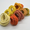 100% Wool Felt Cord String - Handmade - Assorted Colours - 50 Pcs - Clearance