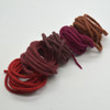 100% Wool Felt Cord String - Handmade - Assorted Colours - 50 Pcs - Clearance