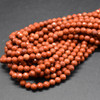 Red Jasper FACETED Round Beads - 4mm - 15'' Strand - Gemstone Beads for Jewellery Making