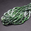 Rainbow Green Jade FACETED Round Beads - 3mm - 15'' Strand - Gemstone Beads for Jewellery Making