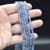 Tanzanite SMOOTH Round Gemstone Beads - 4mm - 15'' Strand, for Jewellery Making