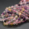 Multi-Colour Fluorite Gemstone Round Beads - 8mm - 15'', for Jewellery Making