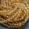 Brazil Citrine Round Beads - 6mm - 6.8mm - 20'' Strand, for Jewellery Making, DIY