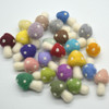 100% Wool Felt Mushrooms / Toadstools - 20 Count - 4.5cm - Assorted Colours