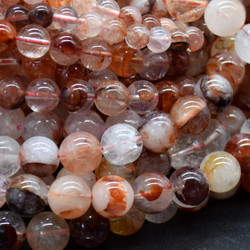 Hematoid Quartz Beads Hematoid Quartz Beads