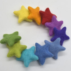 3.5cm Felt Stars 3.5cm Felt Stars