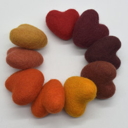 6cm Felt Hearts 6cm Felt Hearts