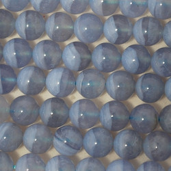 Agate Beads, Blue Lace Agate