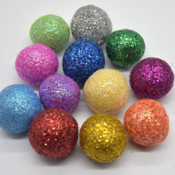 Glitter Felt Balls Glitter Felt Balls