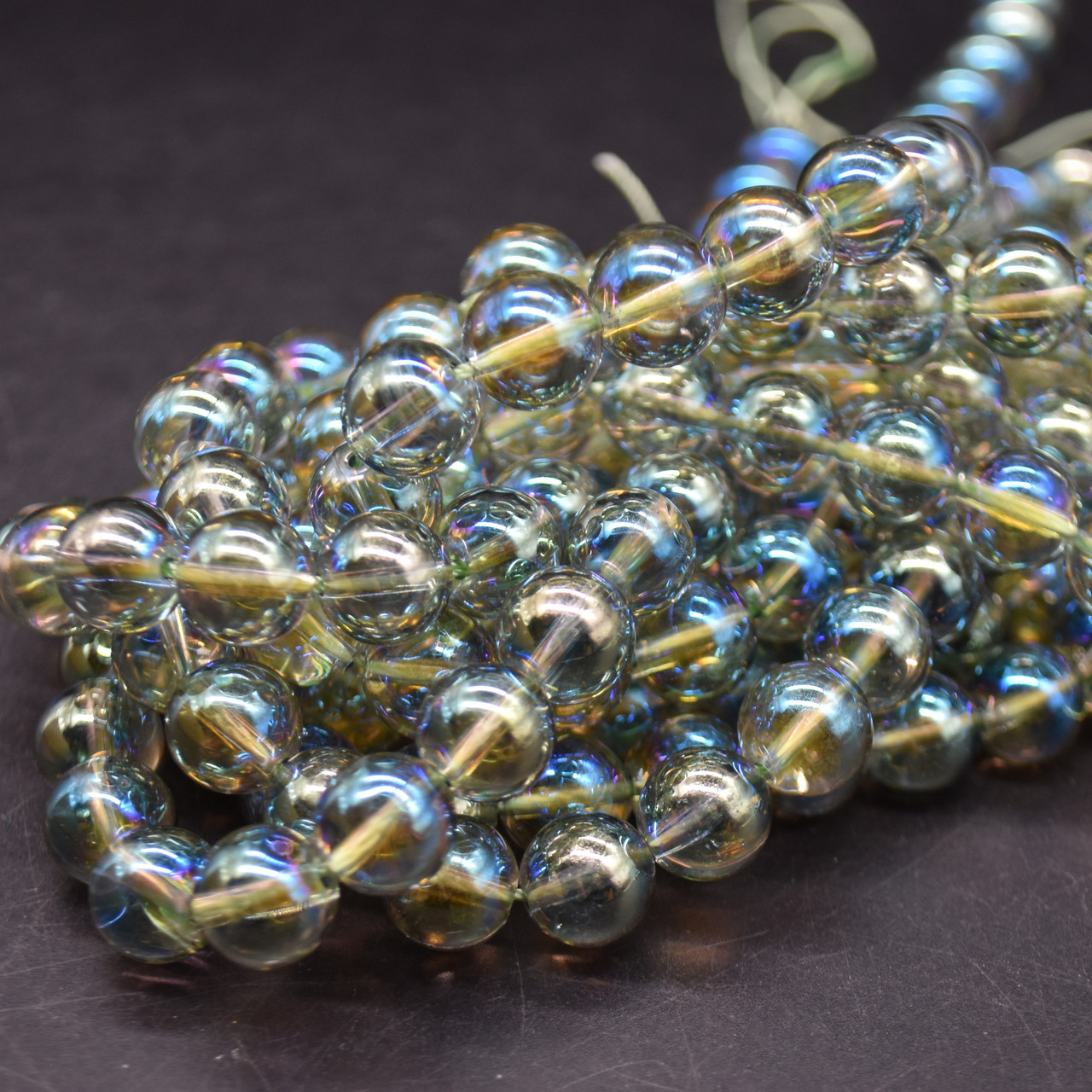 High Quality Grade A Natural Rock Crystal (Plated Colour #2