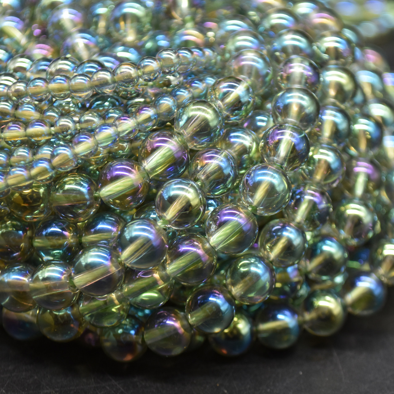 High Quality Grade A Natural Rock Crystal (Plated Colour #2