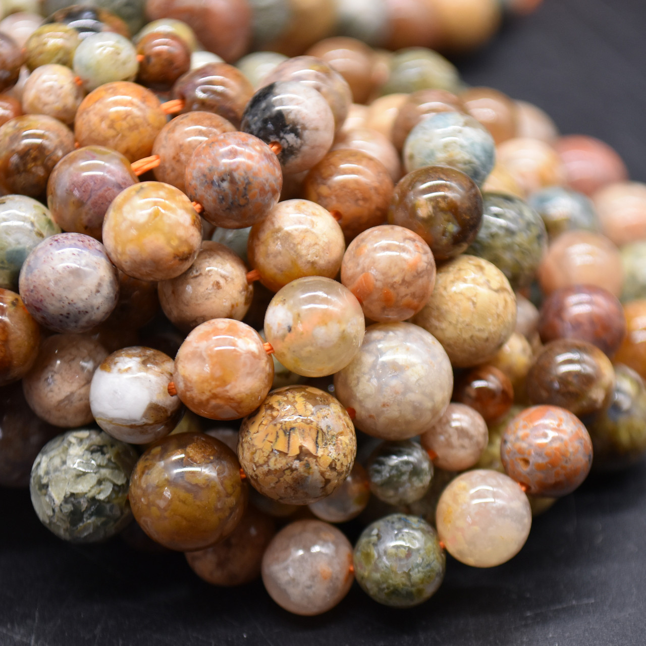 High Quality Grade A Natural Ocean Agate Semi-Precious Gemstone