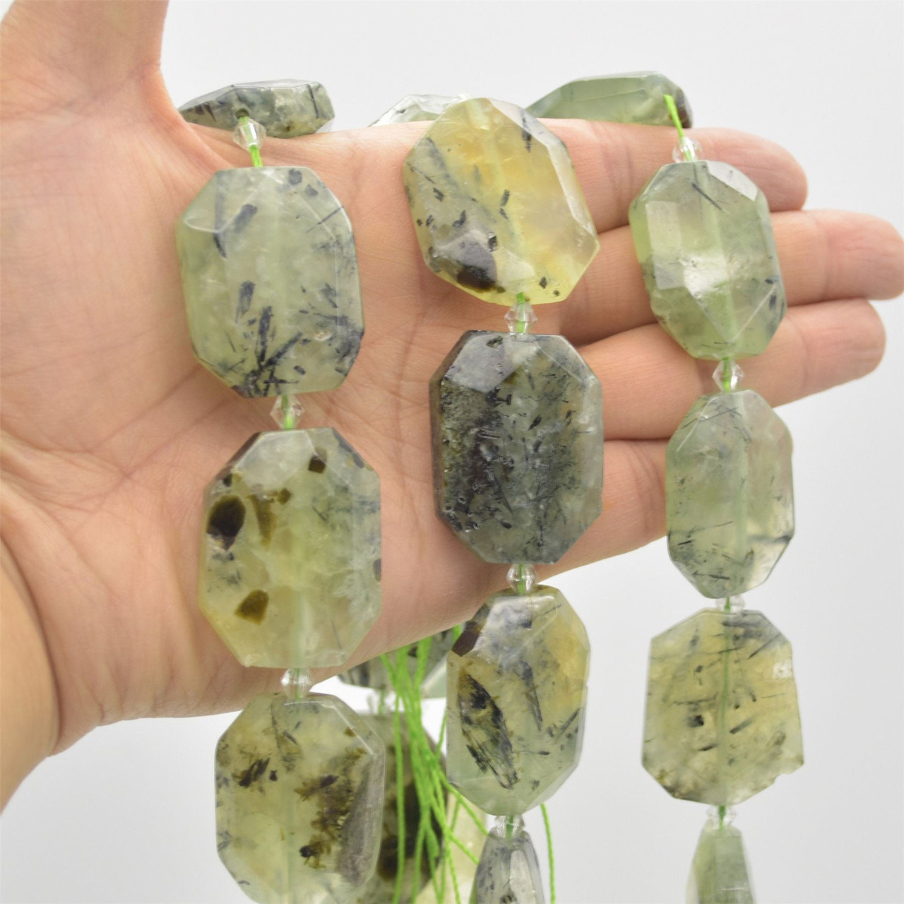 High Quality Grade A Natural Prehnite Semi-precious Gemstone